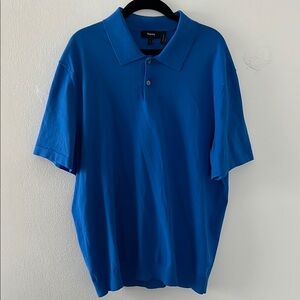 Theory Men's Blue Polo Shirt